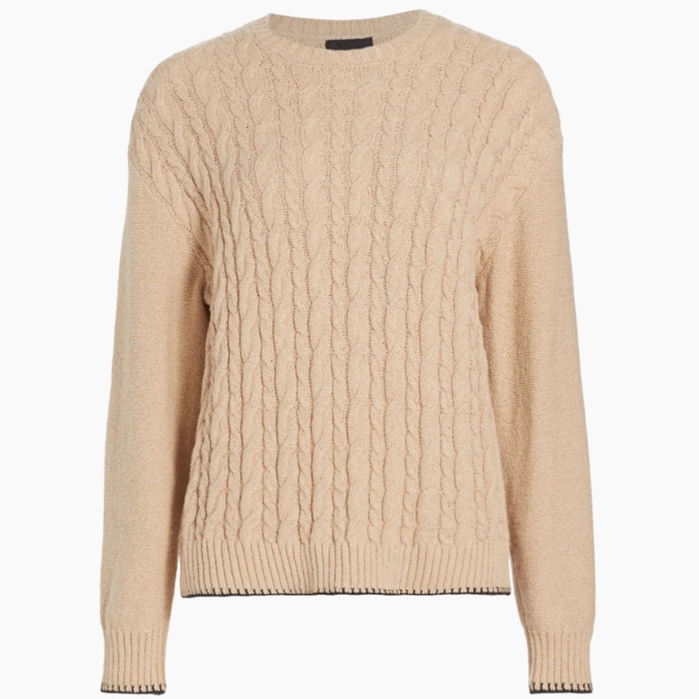 Cableknit sweater from ATM Anthony Thomas Melillo